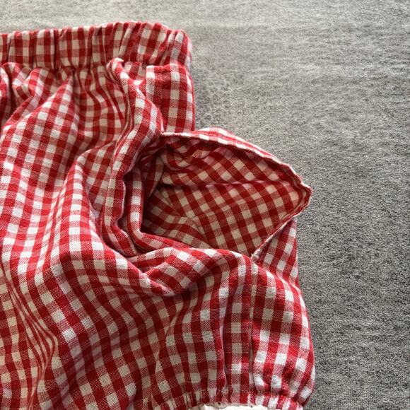 Fashion Nova Plaid Lace Mini Bloomer Shorts ' - Picture 6 of 6